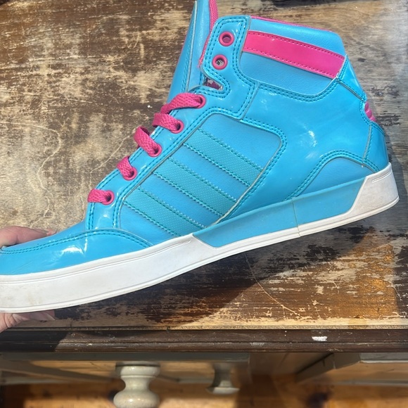 Cotton Candy Colored Adidas High Tops 😍 - Picture 6 of 9